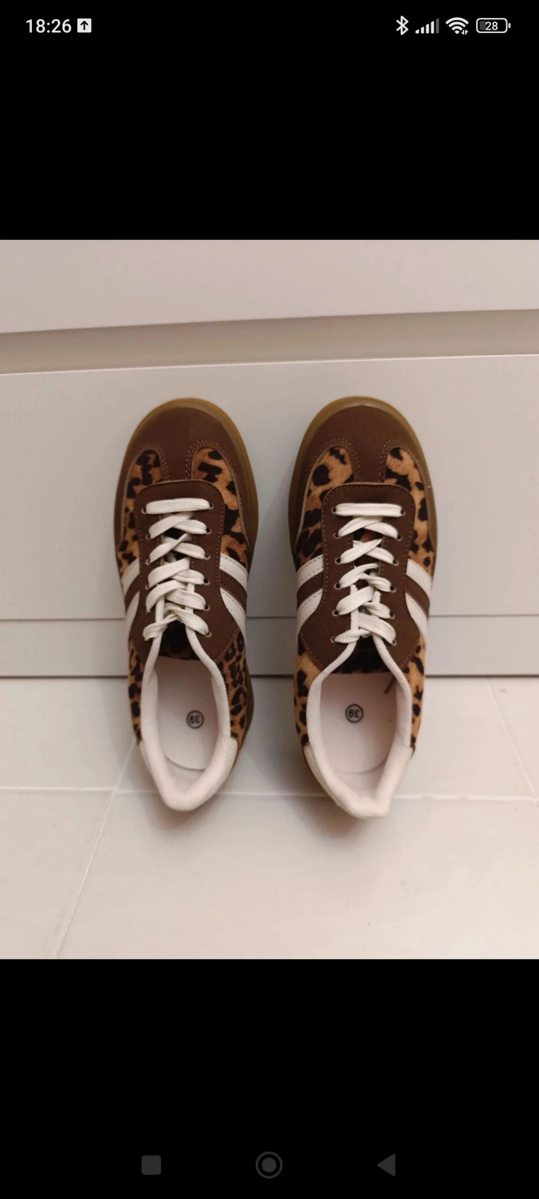 Zapatillas leopardo talla 39
